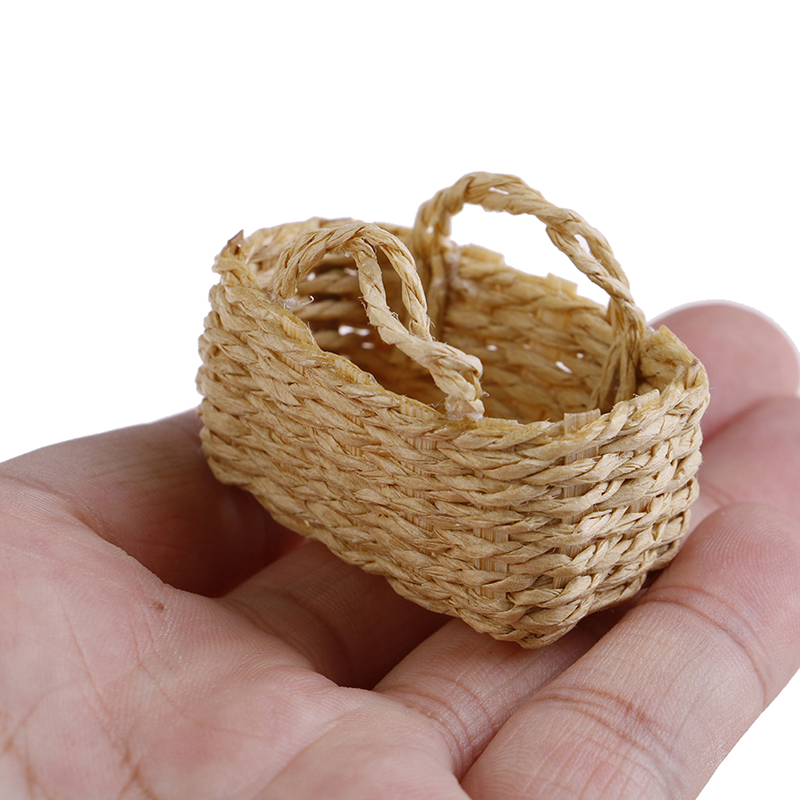 Food Storage And - 1:12 Dollhouse Miniature Storage Basket Vegetable