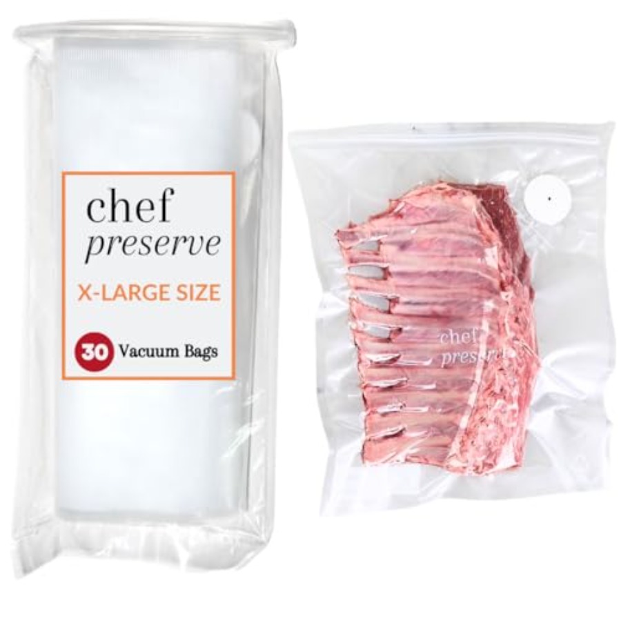 Food Storage Reusable Bags - Reusable Vacuum Sealer Bags for Food