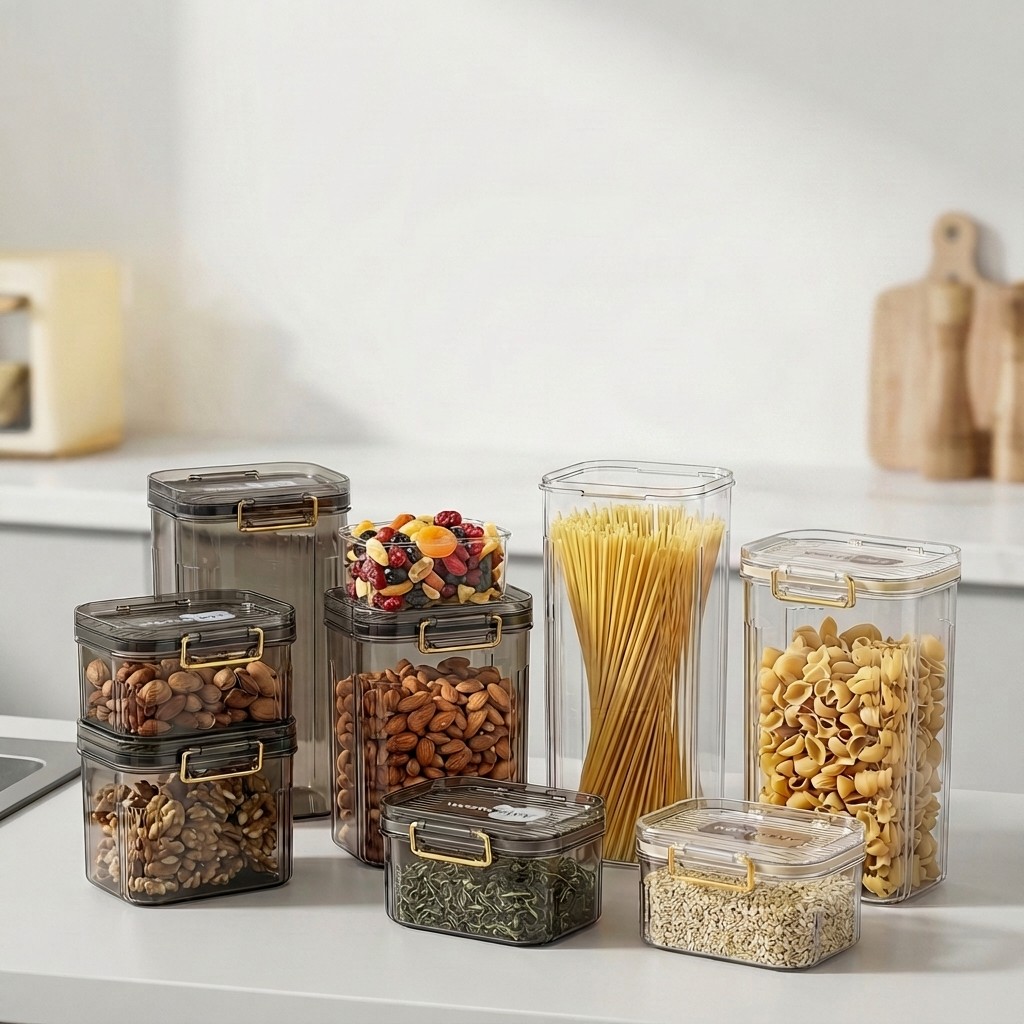 Airtight Cereal Jar - Airtight Food Storage Containers with Lids
