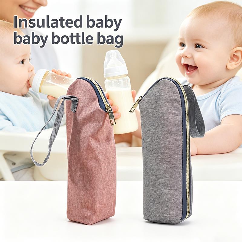 Food Storage Keep Warm - Portable Baby Bottle Insulated Bag, Zippered