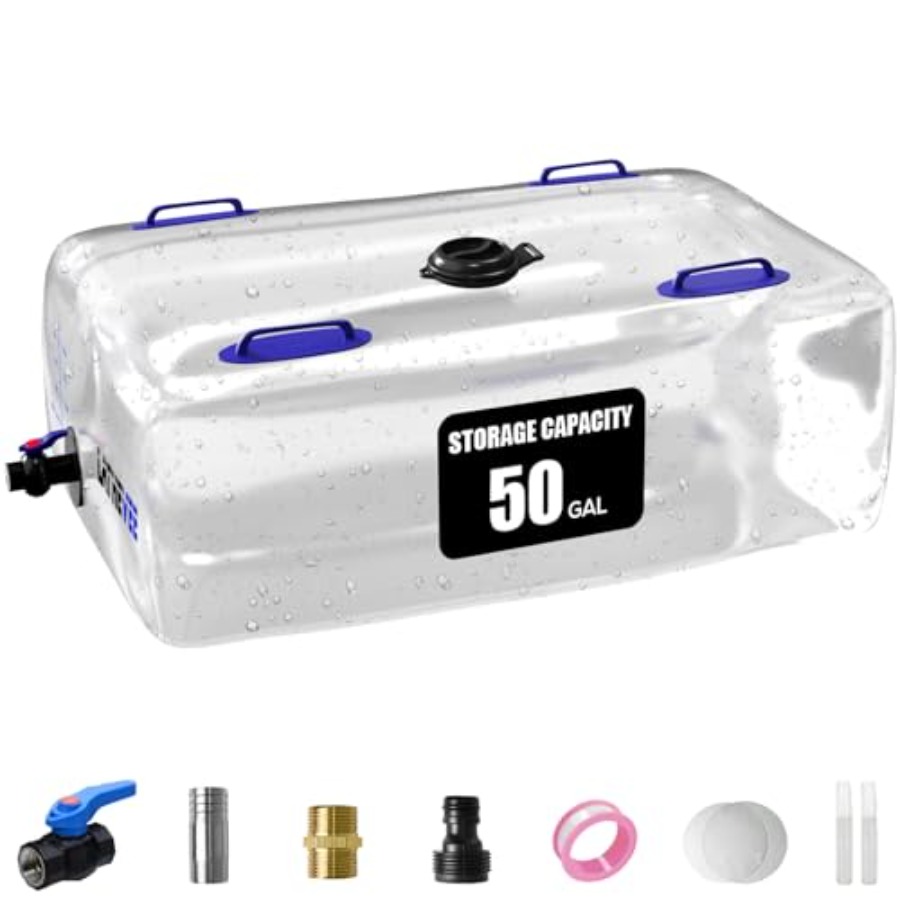 Food Storage Emergency - Emergency water storage bladder: portable collapsible