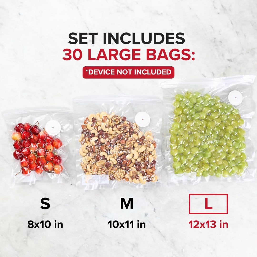 Reusable Vacuum Sealer Bags fo - Food Storage Reusable Bags ulasan dan harga