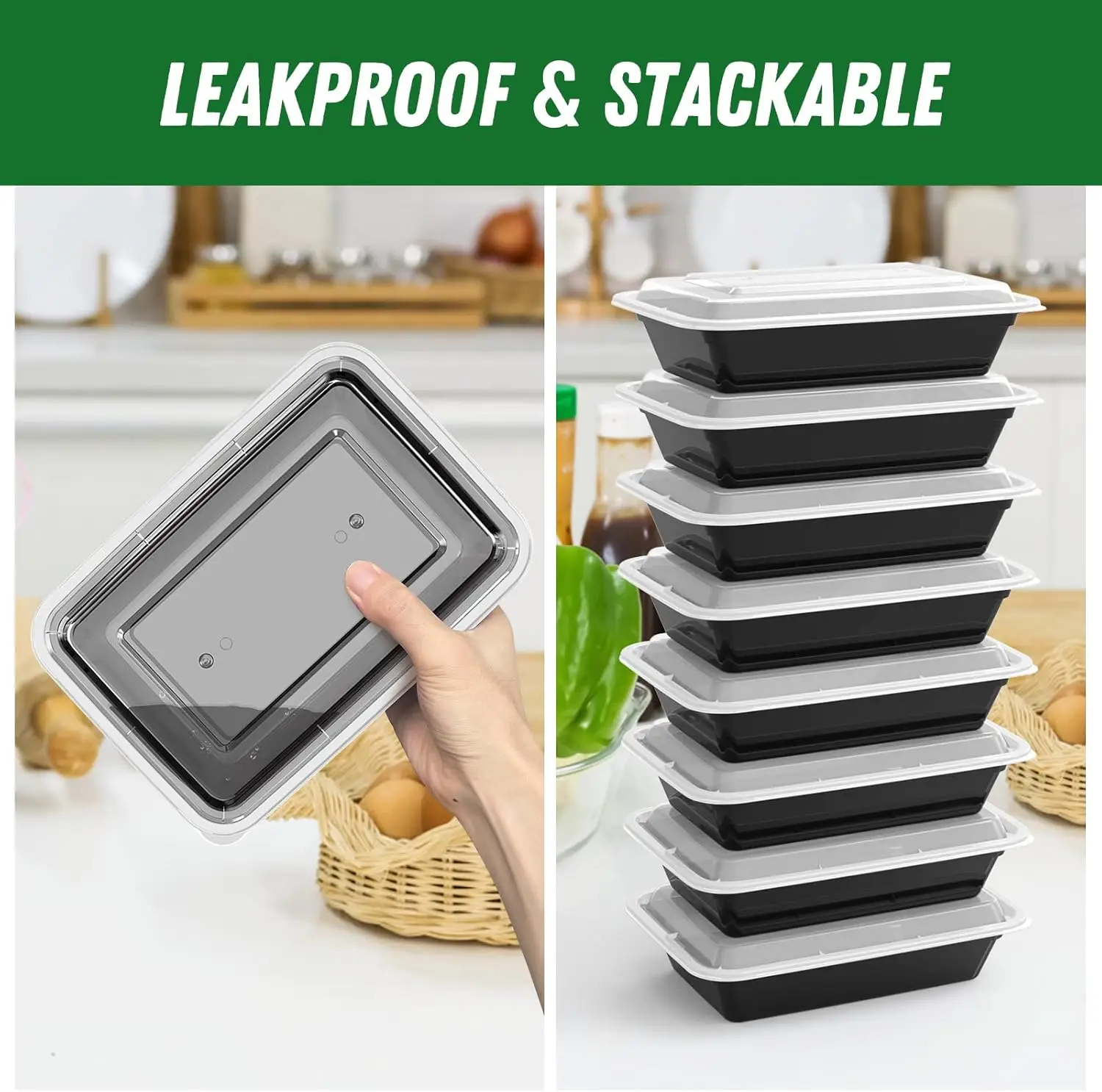 50 Pack (100-Piece) 32 oz Meal - Food Storage Safe ulasan dan harga