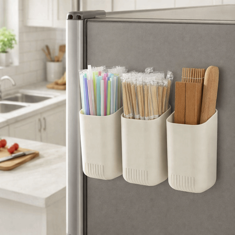 Plastic Magnetic Storage Box L - Food Storage In Cabinets ulasan dan harga