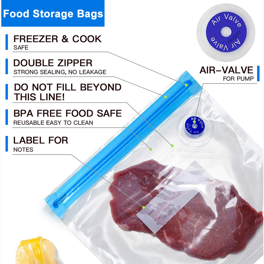 Vacuum Bags Reusable Food Vacu - Food Storage Reusable Bags ulasan dan harga