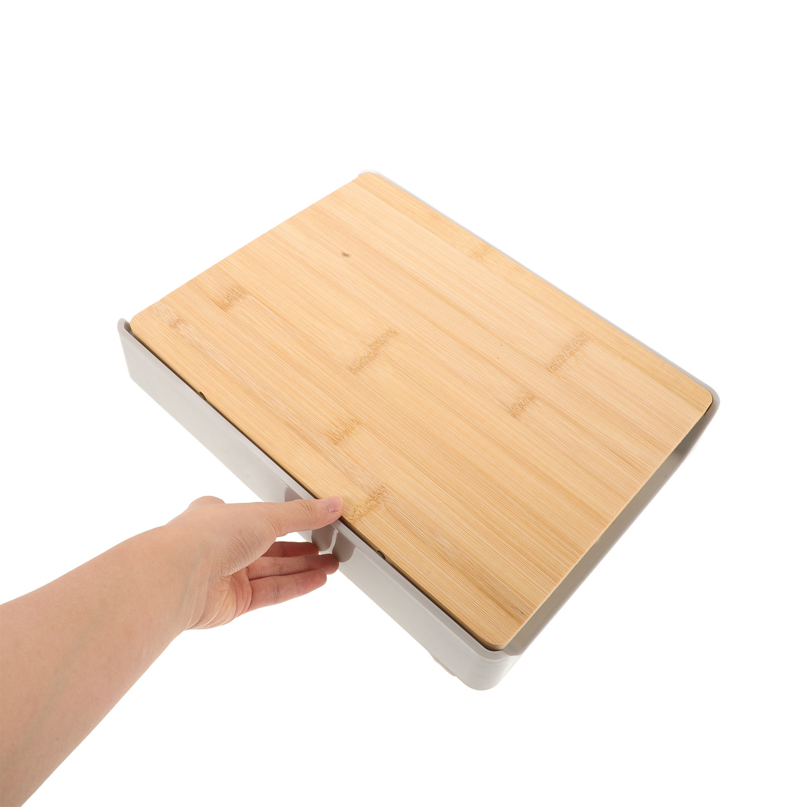 Bamboo Cutting Board with Pull - Food Storage And ulasan dan harga