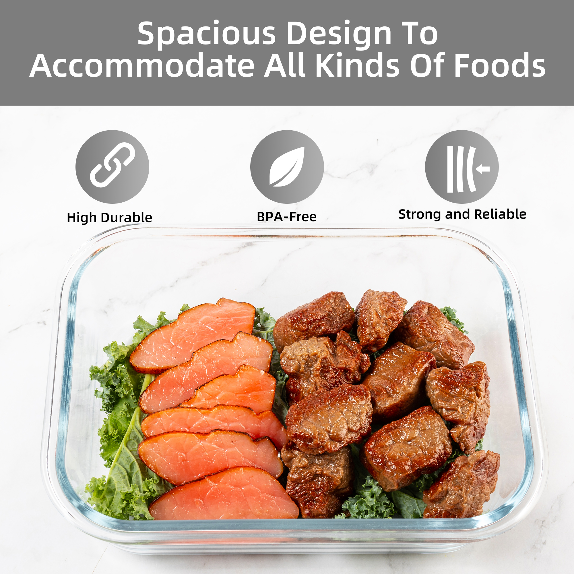 16-Piece Glass Food Storage Co - Food Storage Safe ulasan dan harga