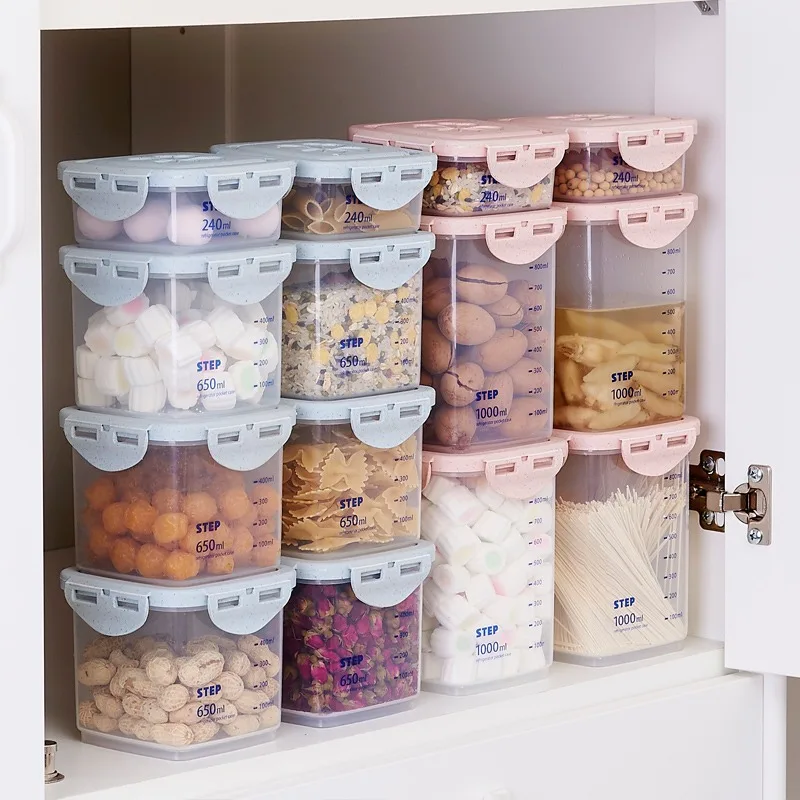 WBBOOMING Healthy Plastic Box  - Airtight Cereal Jar ulasan dan harga