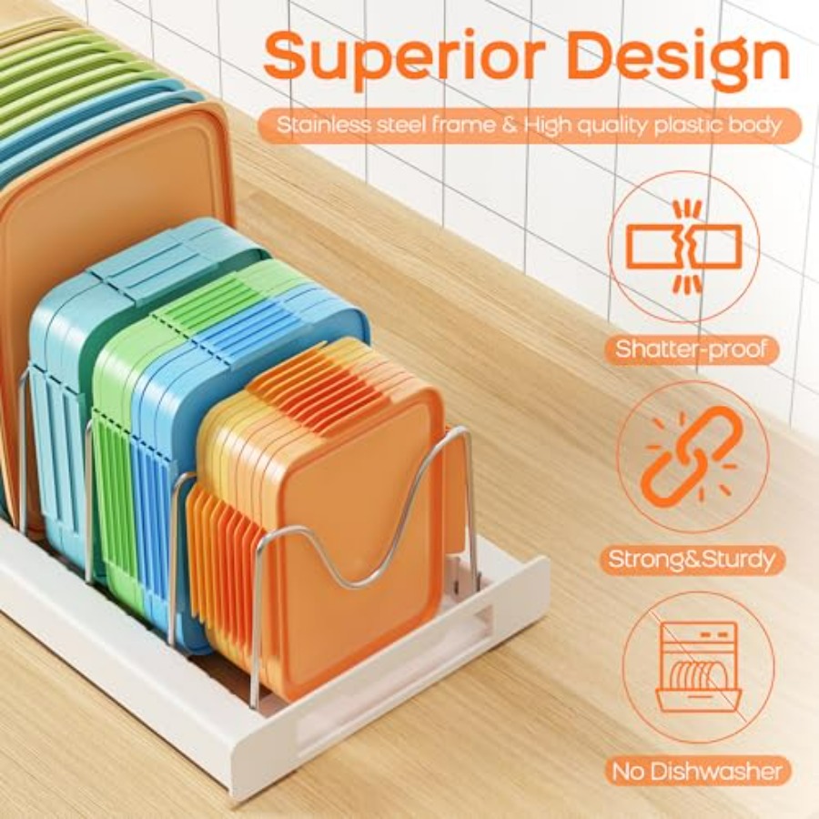 Pots and Pans Organizer for Un - Food Storage In Cabinets ulasan dan harga