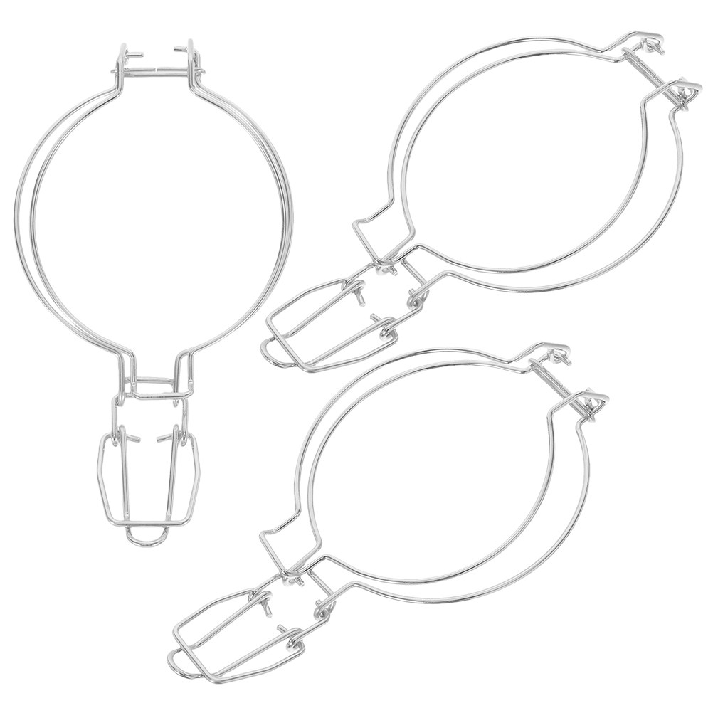 3pcs Stainless Steel Wire Clam - Mason Jar Wide Mouth ulasan dan harga