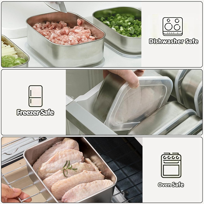Stainless Steel Containers for - Food Storage And ulasan dan harga