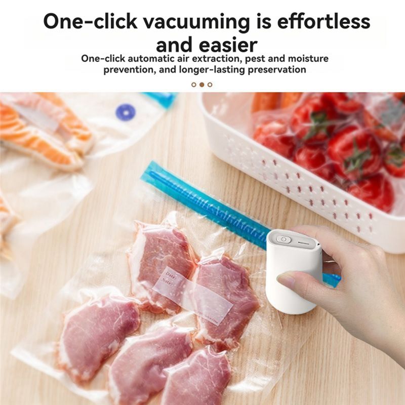 ABBY-Electric Handheld Vacuum  - Food Storage Vacuum ulasan dan harga