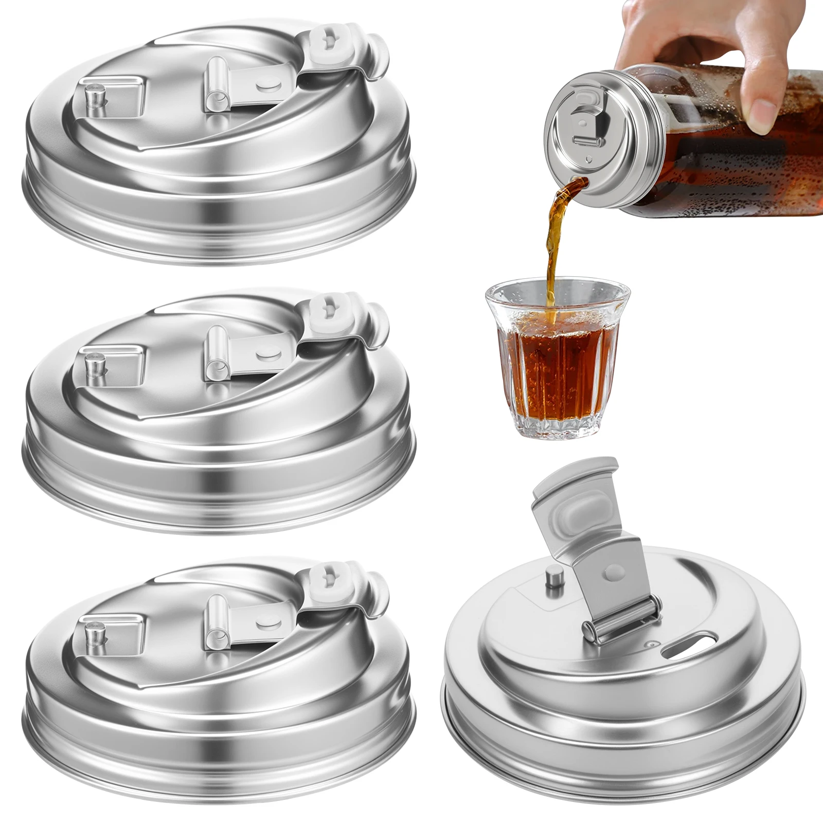 4 Pcs Regular Mouth Ball Mason - Mason Jar Wide Mouth ulasan dan harga