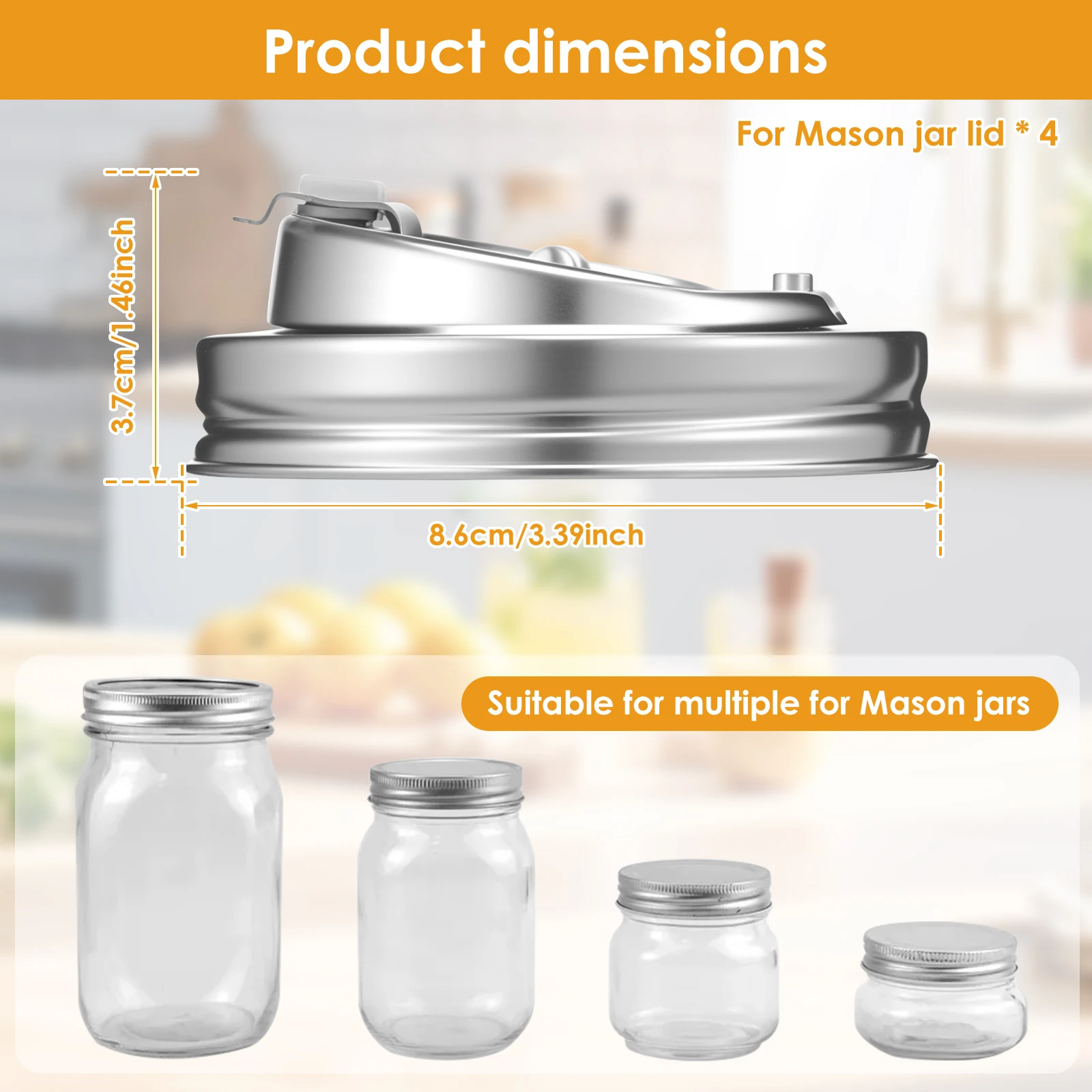 4 Pcs Regular Mouth Ball Mason - Mason Jar Wide Mouth ulasan dan harga