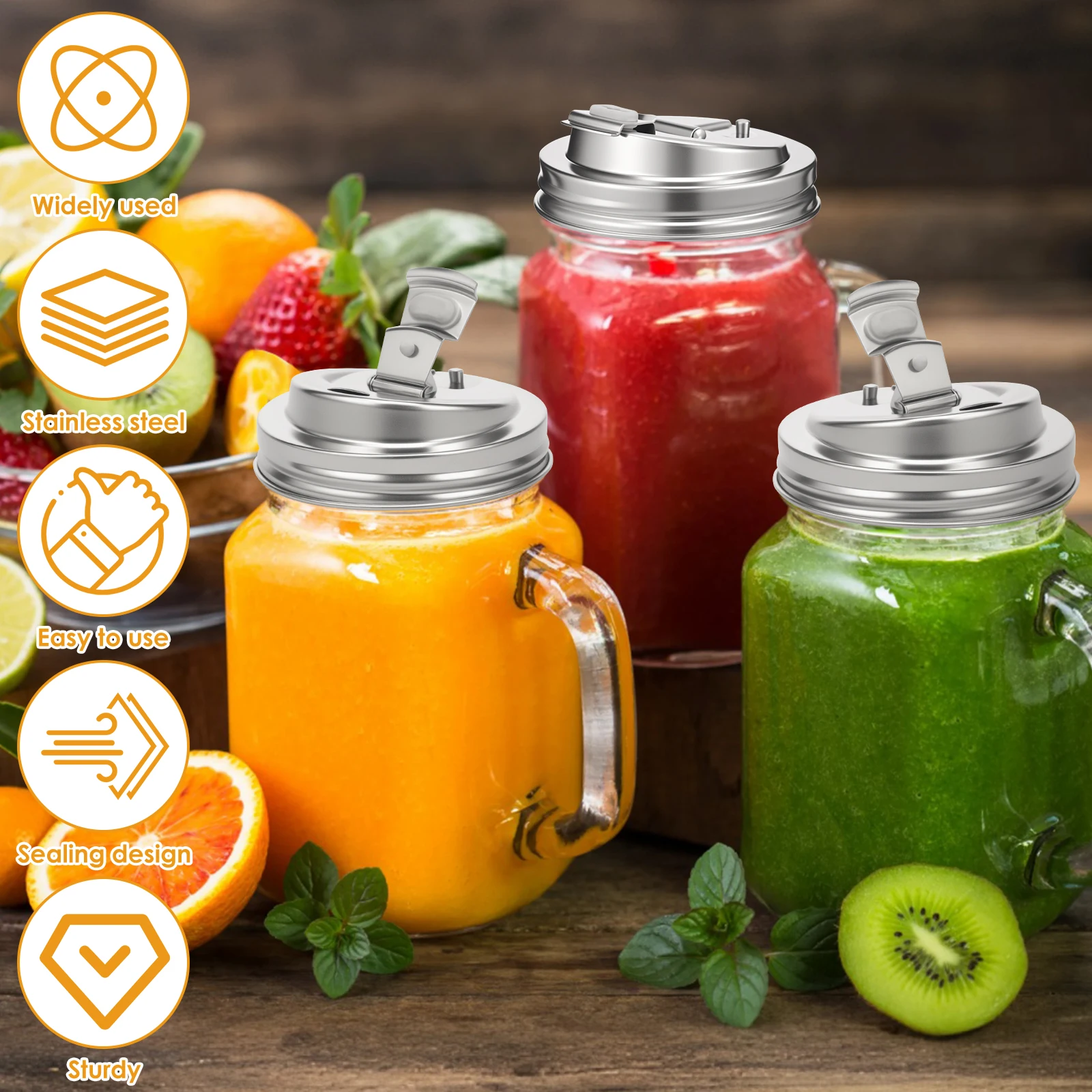 4 Pcs Regular Mouth Ball Mason - Mason Jar Wide Mouth ulasan dan harga