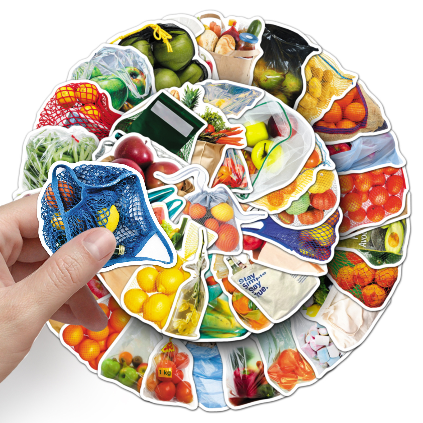 50PCS Bagged Food Realistic Ve - Food Storage In Cabinets ulasan dan harga