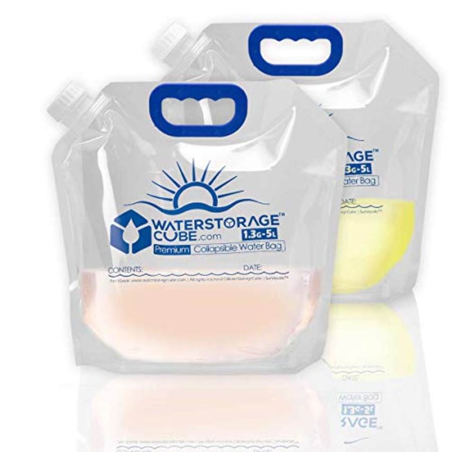Premium Collapsible Water Cont - Food Storage Emergency ulasan dan harga