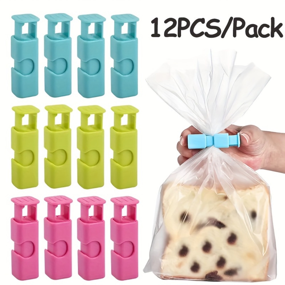 Food Bag Sealing Clips 12 Pcs  - Food Storage Reusable Bags ulasan dan harga