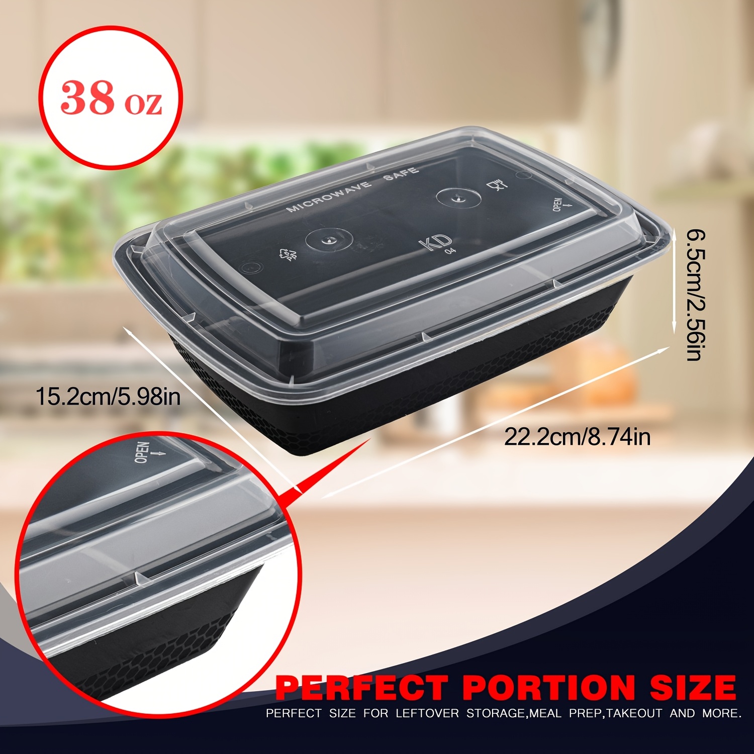 usBlack 100pcs (50 Containers  - Food Storage And ulasan dan harga