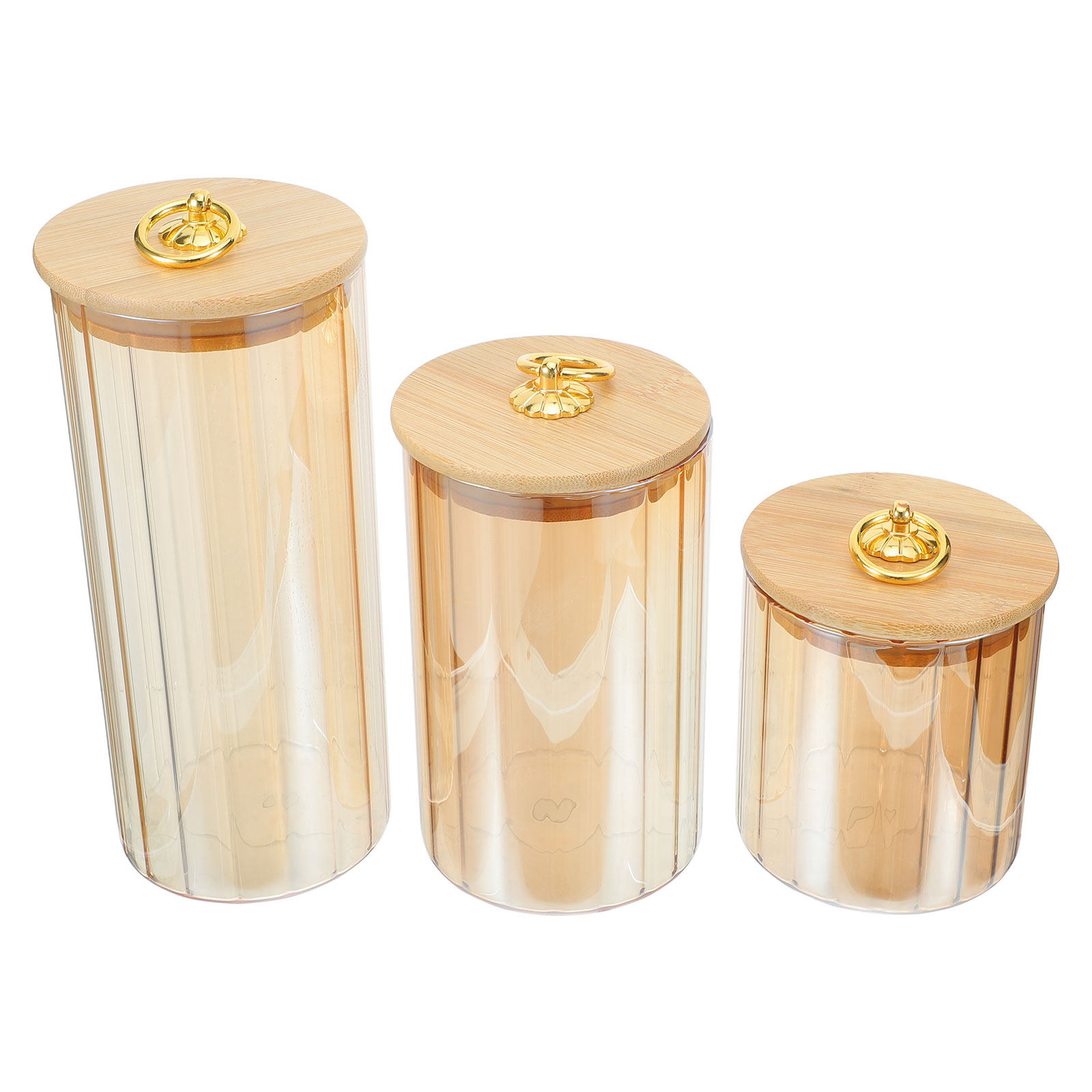 3Pcs Airtight Glass Storage Ja - Airtight Cereal Jar ulasan dan harga