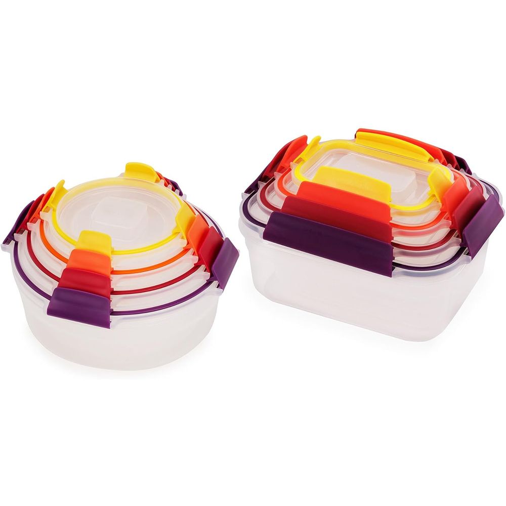 16-piece Plastic BPA Free Food - Set Food Storage ulasan dan harga