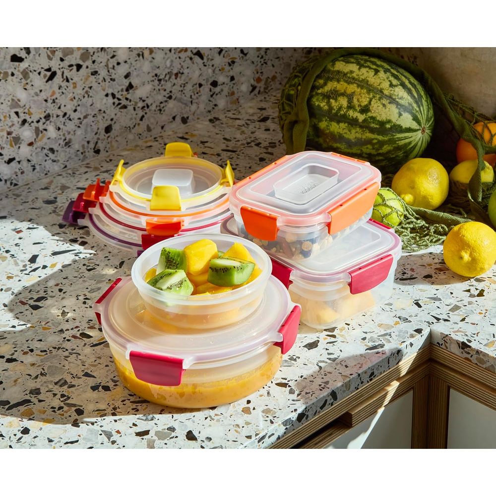 16-piece Plastic BPA Free Food - Set Food Storage ulasan dan harga