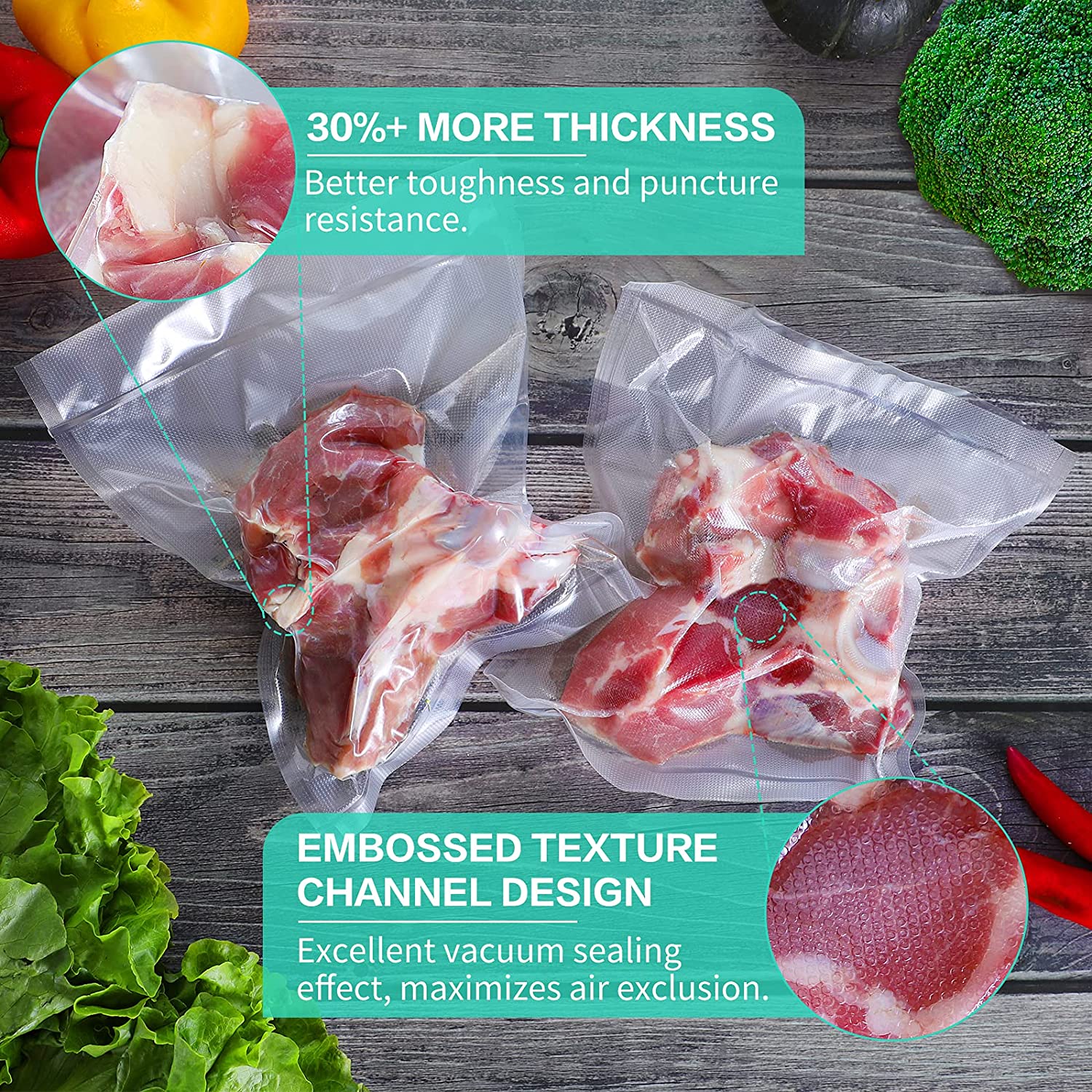 Kitchen Bags For Vacuum Food V - Food Storage Vacuum ulasan dan harga