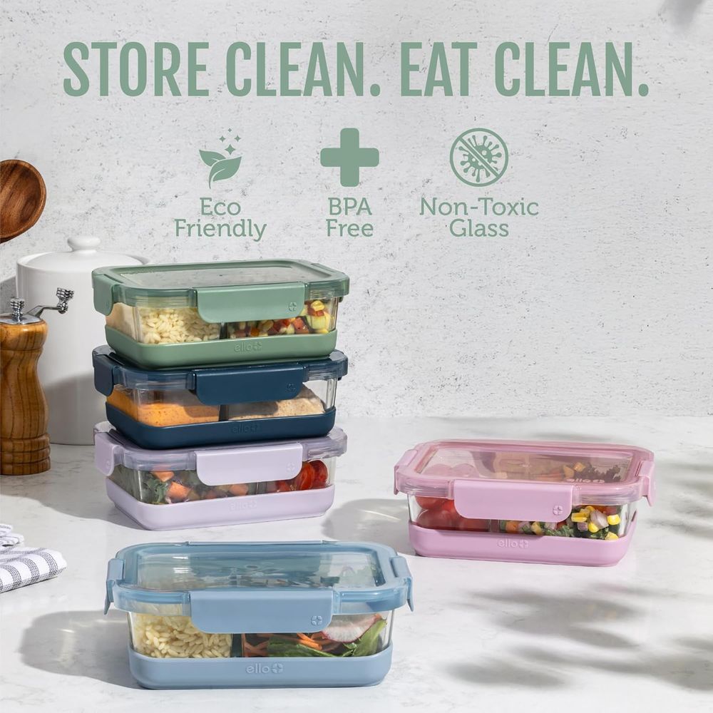 Refresh 3.4 Cup Divided Meal P - Set Food Storage ulasan dan harga