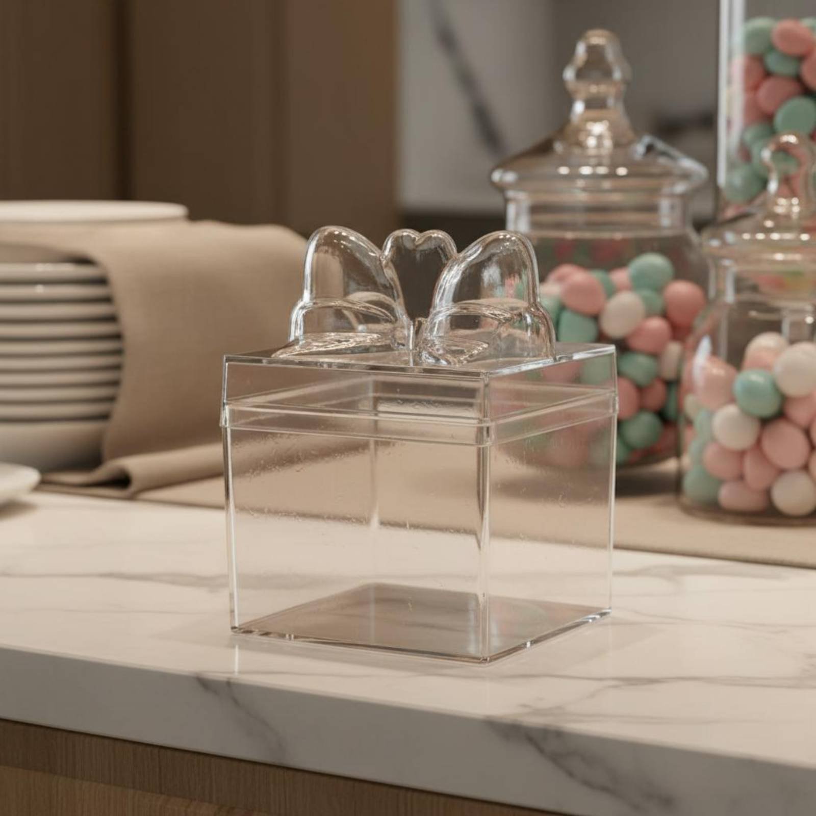 Clear Plastic Candy Box with R - Food Storage And ulasan dan harga