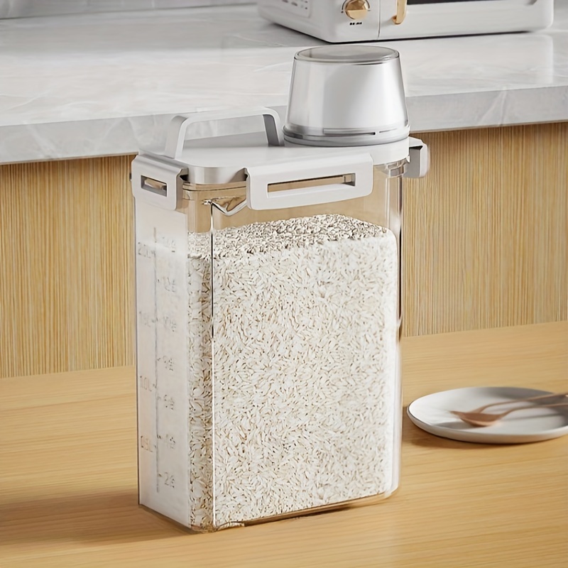 1pc Storage Container, Househo - Airtight Cereal Jar ulasan dan harga