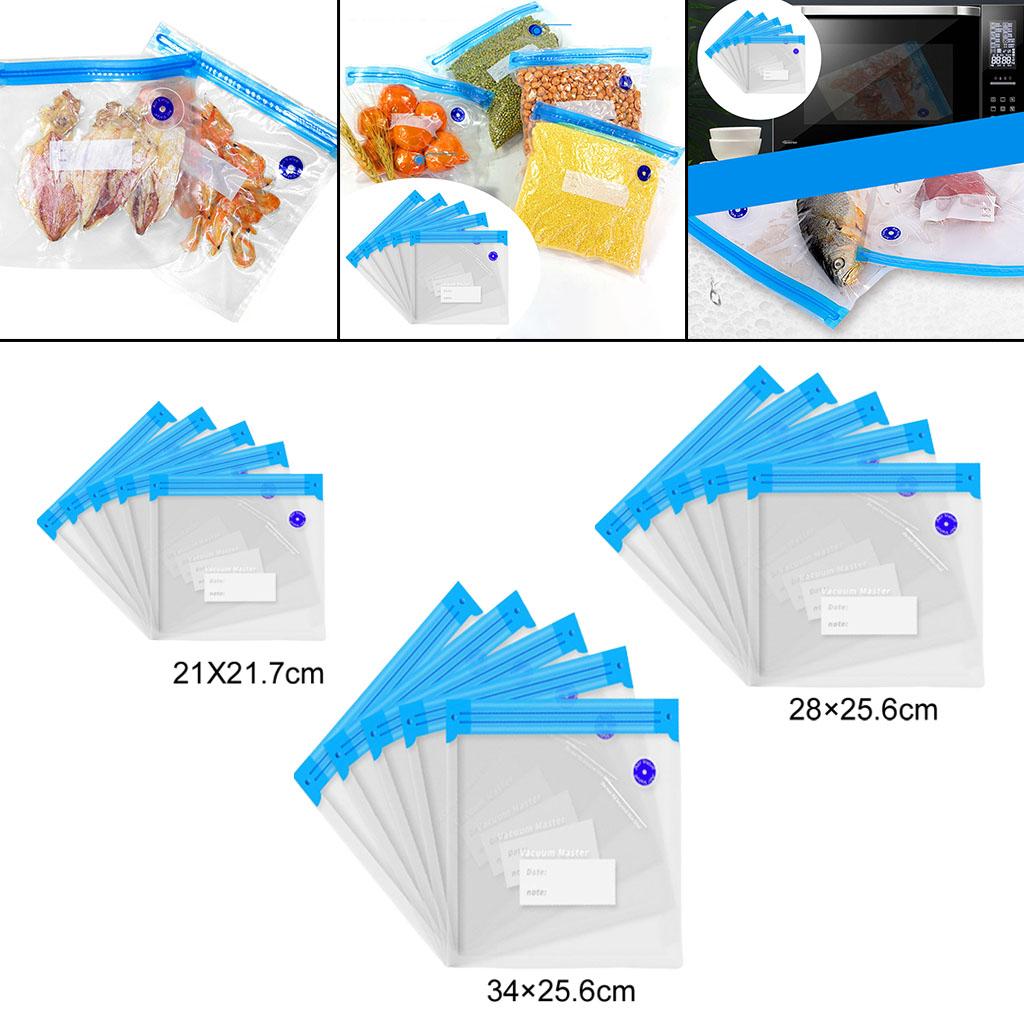 5Pieces Reusable Vacuum Food S - Food Storage Reusable Bags ulasan dan harga