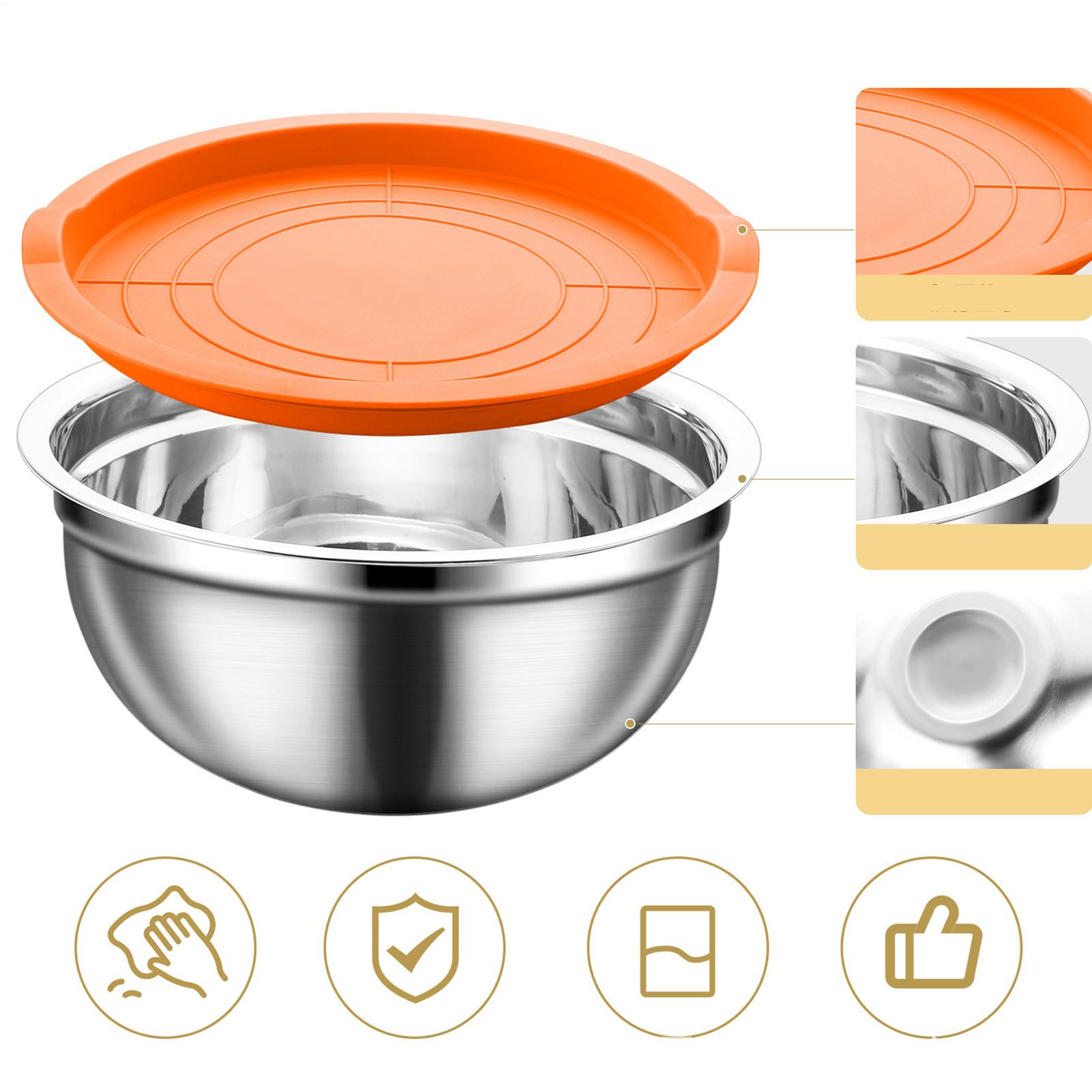 Steel Mixing Bowls Nesting Rou - Food Storage Safe ulasan dan harga