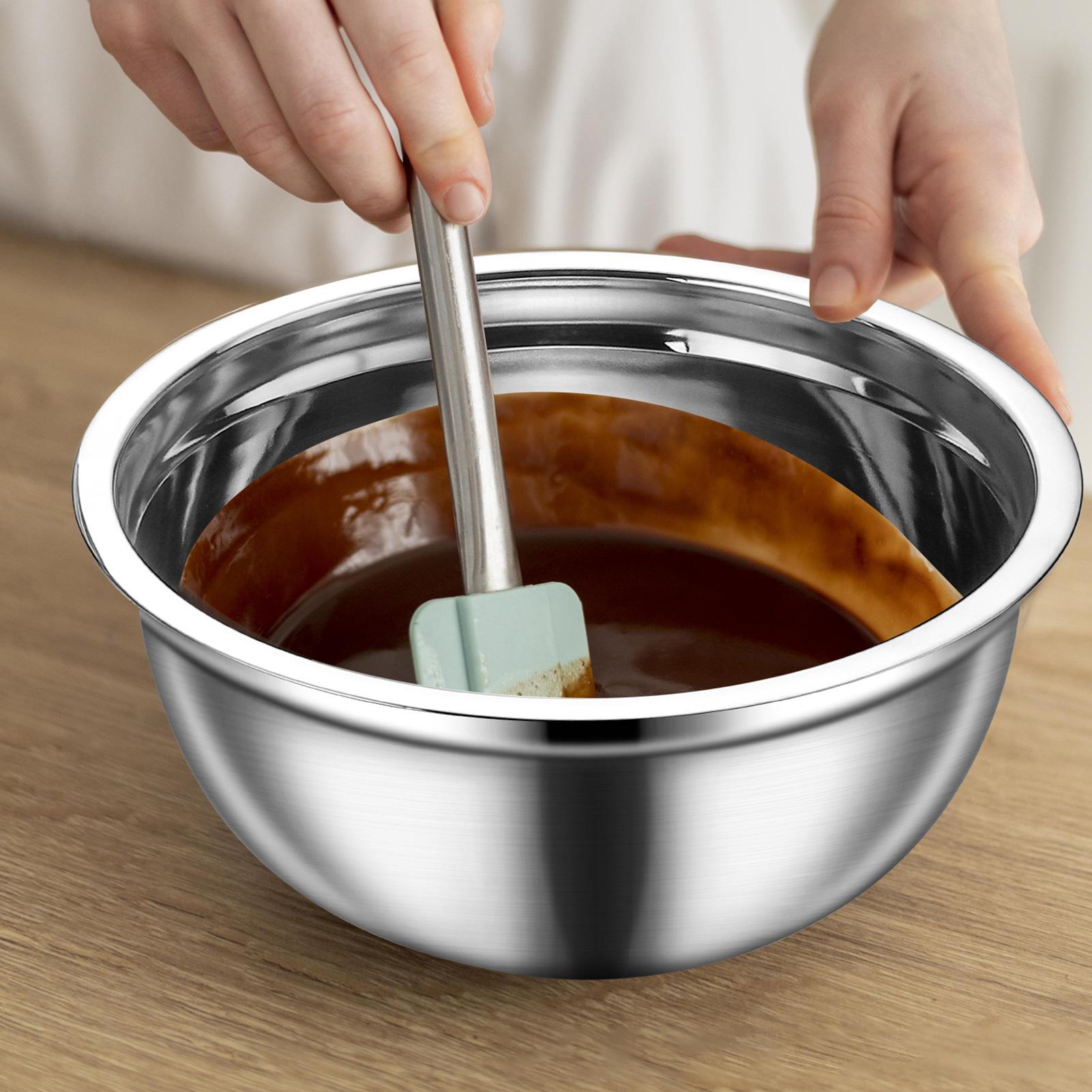 Steel Mixing Bowls Nesting Rou - Food Storage Safe ulasan dan harga