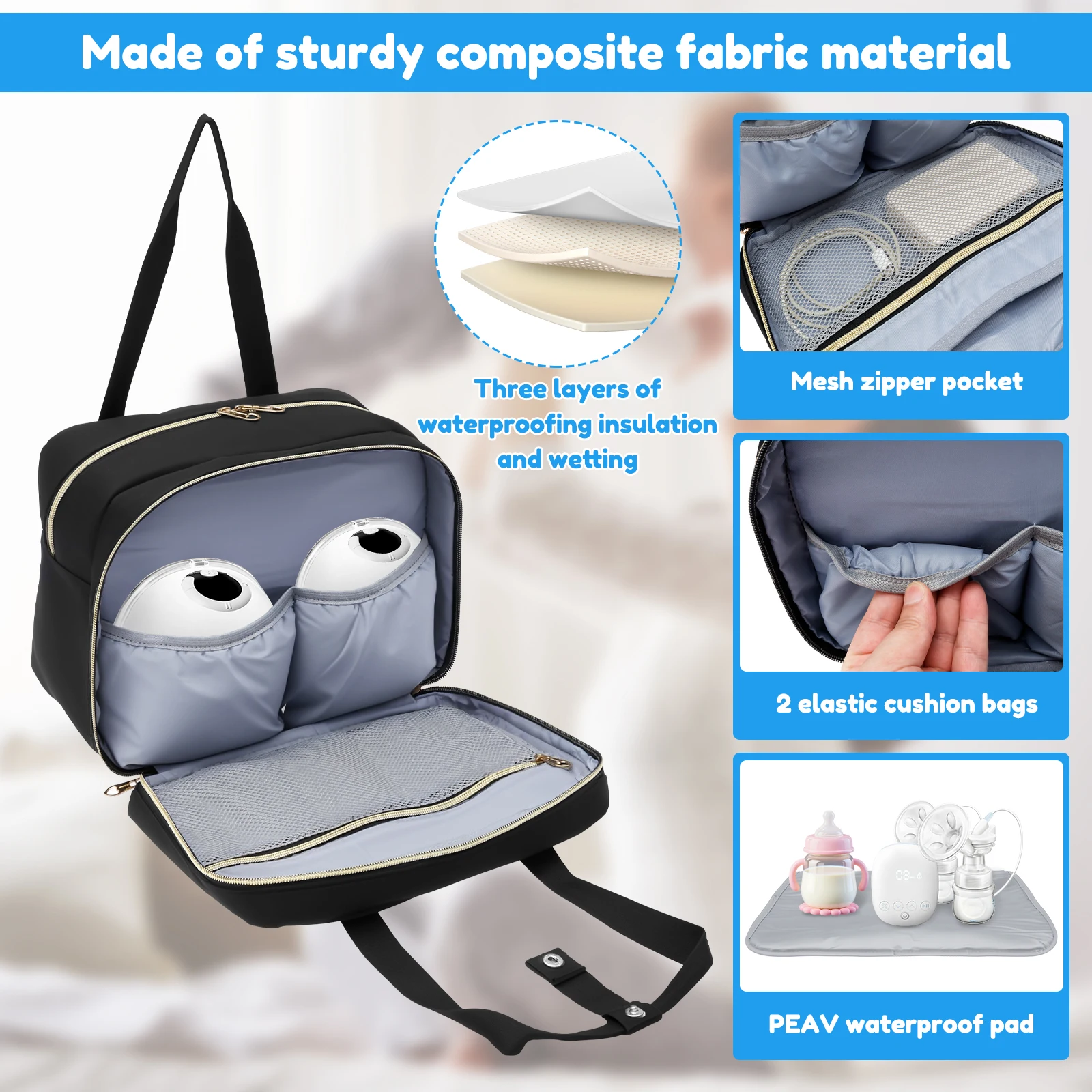 Breast Pump Storage Bag with I - Food Storage Keep Warm ulasan dan harga