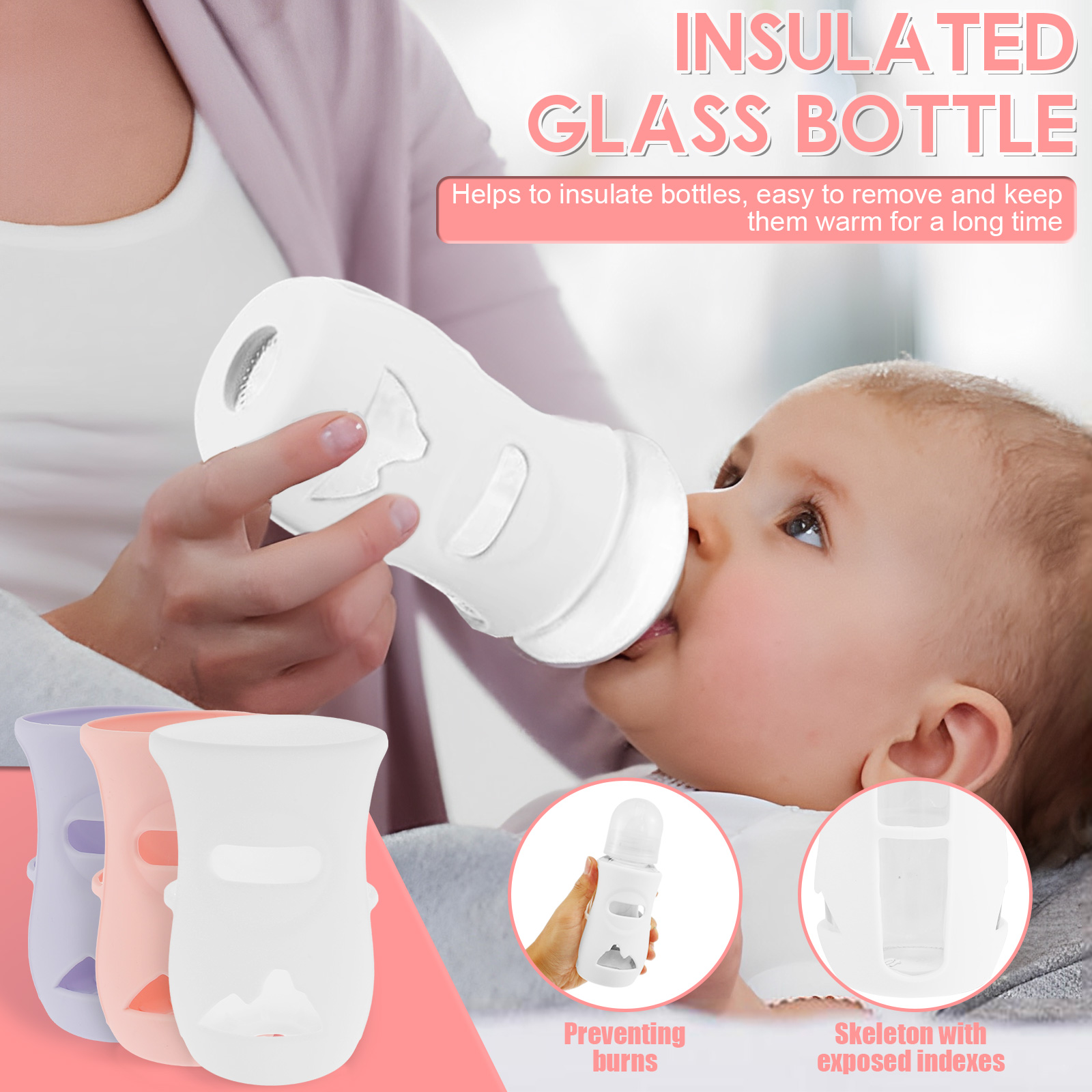 Silicone Sleeves Silicone Baby - Food Storage Keep Warm ulasan dan harga