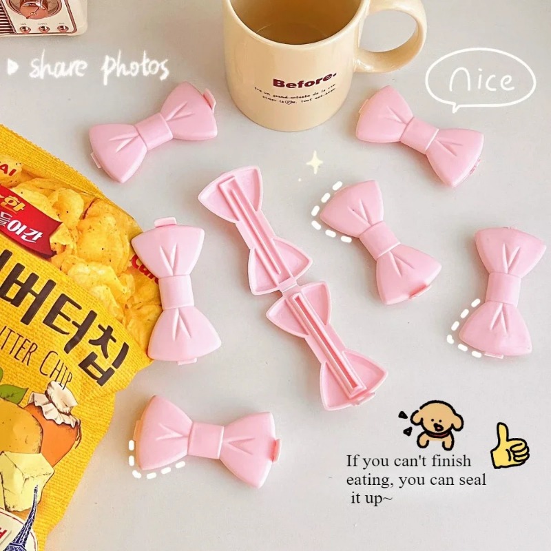 5PCS Kawaii Food Sealing Clip  - Food Storage Reusable Bags ulasan dan harga
