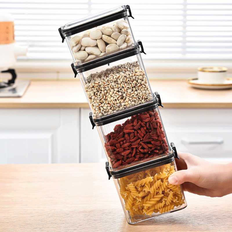 Sealed Jars Kitchen Grain Stor - Airtight Cereal Jar ulasan dan harga