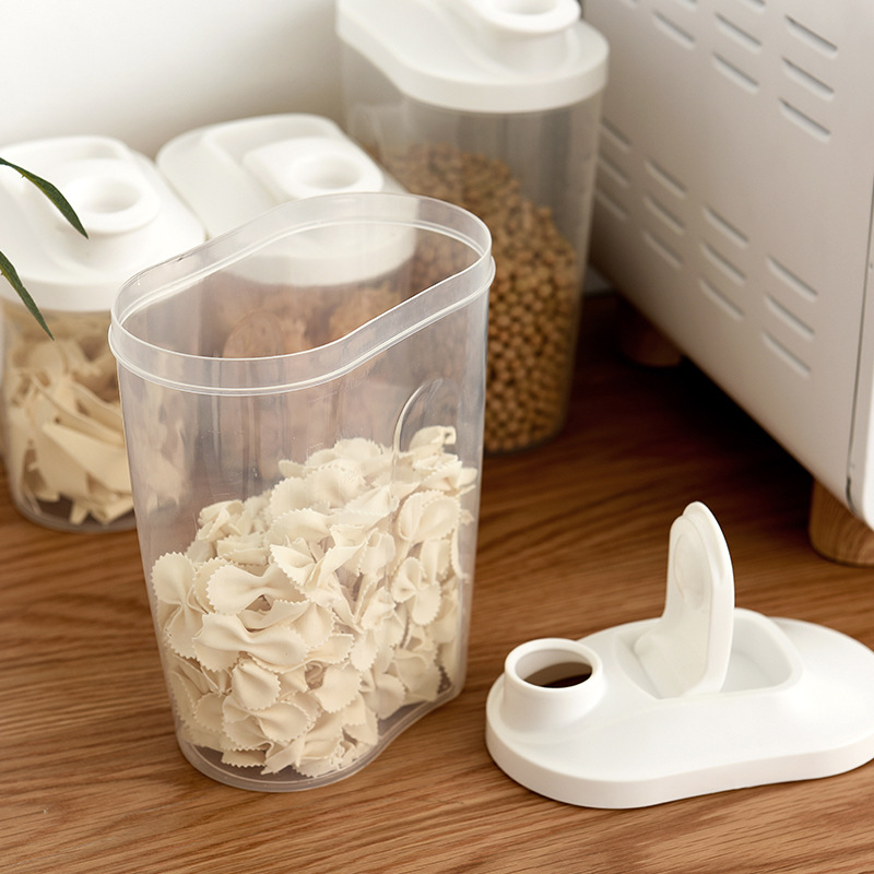 1/1.5L Household Kitchen Grain - Airtight Cereal Jar ulasan dan harga