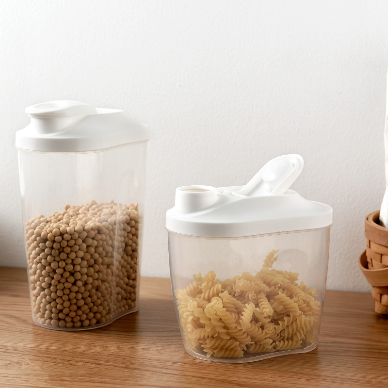 1/1.5L Household Kitchen Grain - Airtight Cereal Jar ulasan dan harga