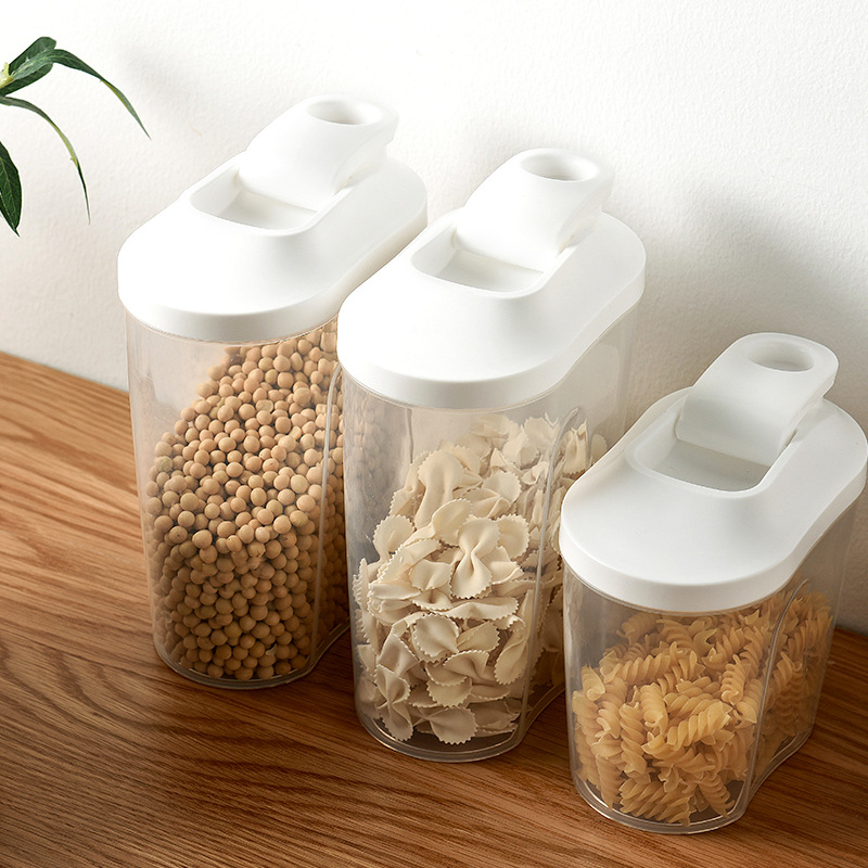 1/1.5L Household Kitchen Grain - Airtight Cereal Jar ulasan dan harga
