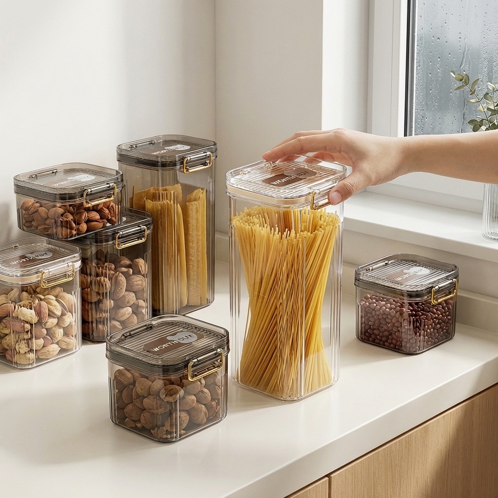 Airtight Food Storage Containe - Airtight Cereal Jar ulasan dan harga
