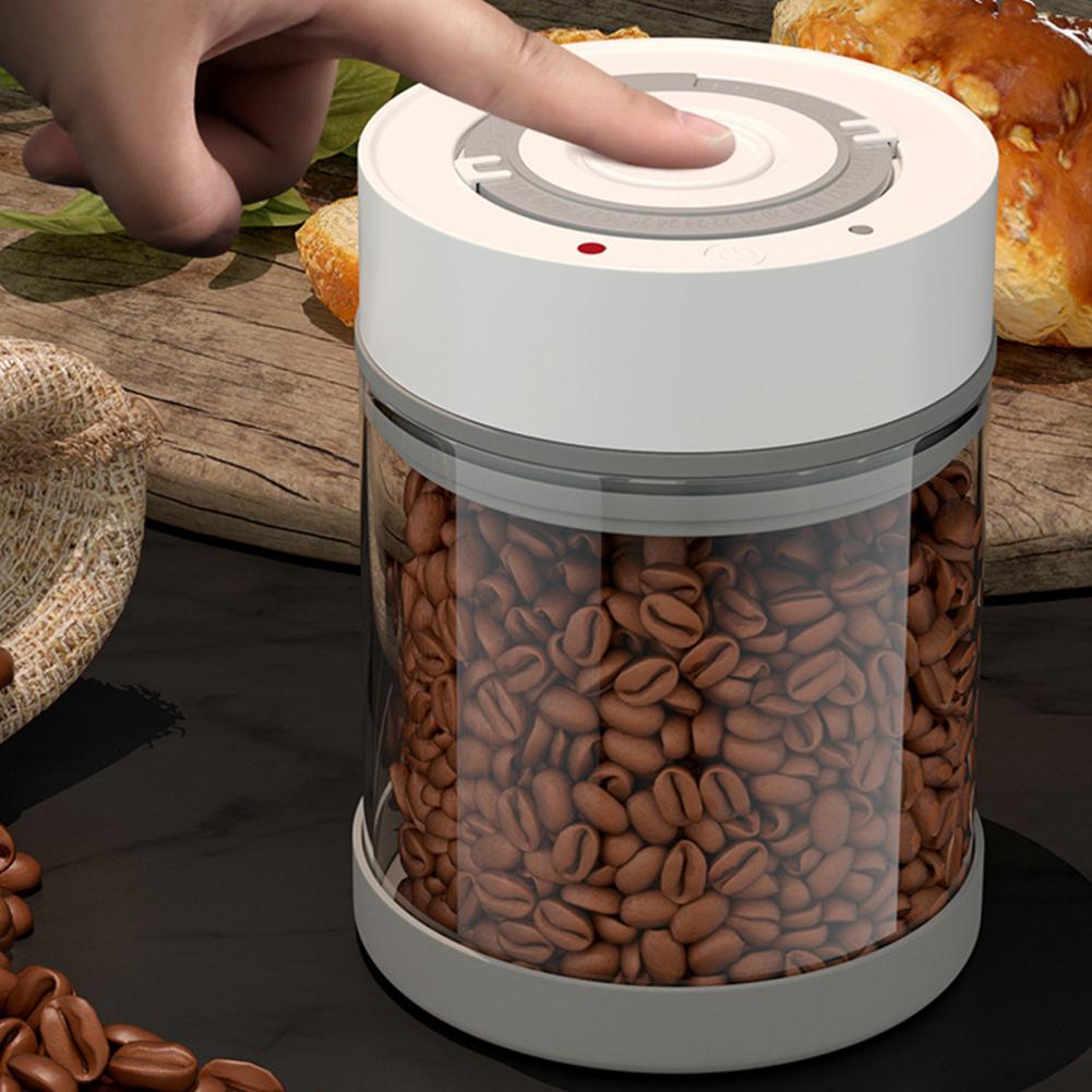 600ml 950ml Electric Vacuum Fo - Airtight Cereal Jar ulasan dan harga