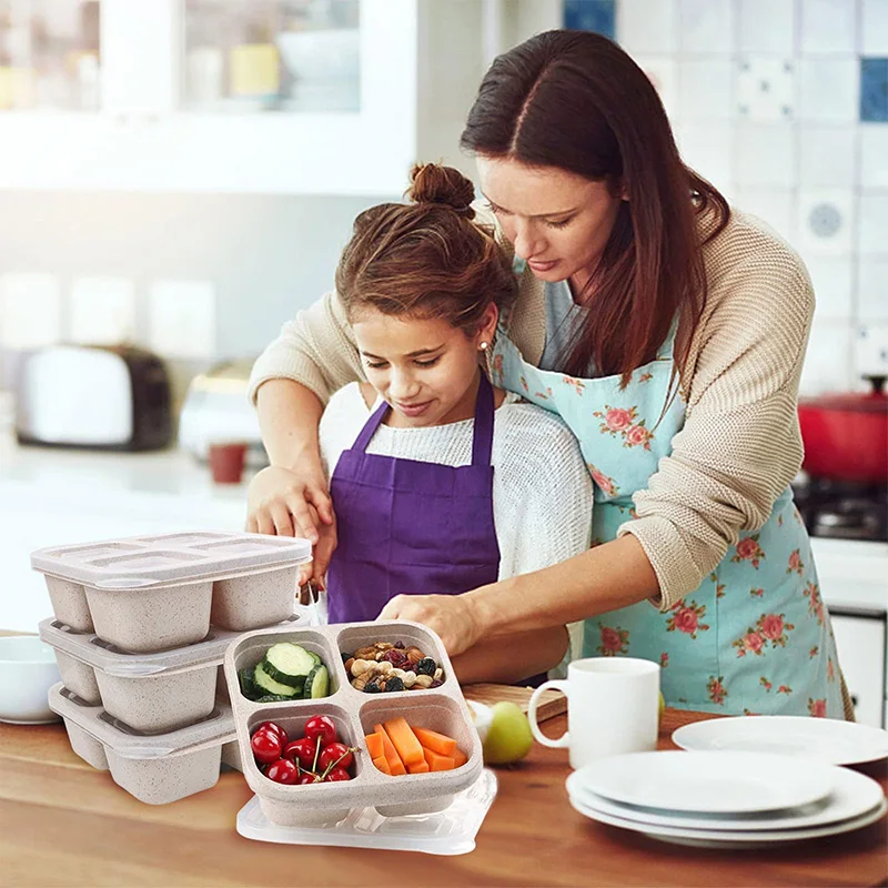 4 Grids Food Storage Box Porta - Food Storage Safe ulasan dan harga