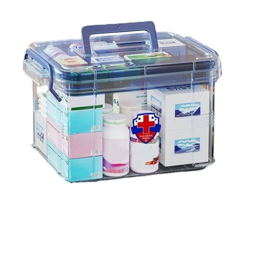 Double Layers Medicine Storage - Food Storage Emergency ulasan dan harga