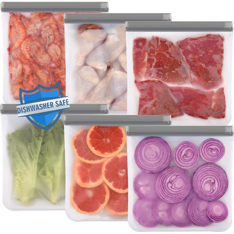 10-Pack Reusable Gallon Freeze - Food Storage Reusable Bags ulasan dan harga