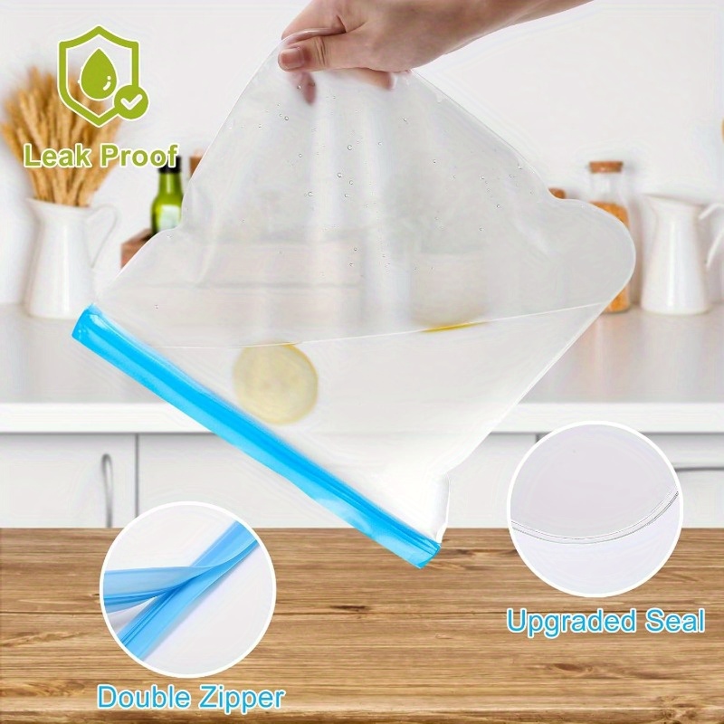 10-Pack Reusable Gallon Freeze - Food Storage Reusable Bags ulasan dan harga