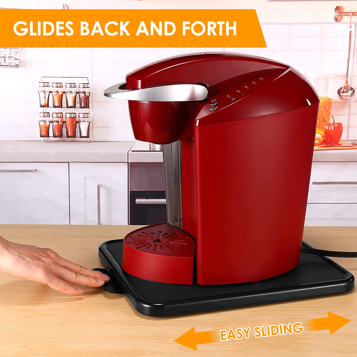 Kitchen Appliance Sliding Tray - Food Storage In Cabinets ulasan dan harga