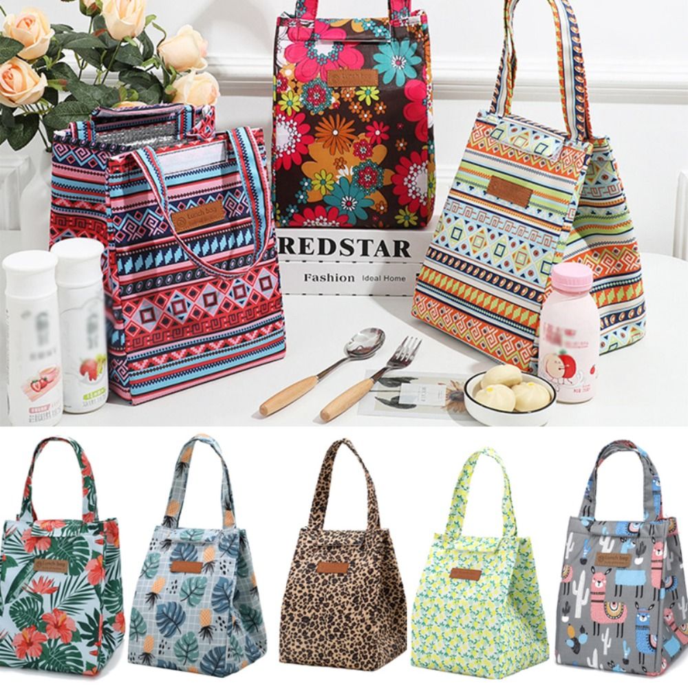Oxford Cloth Insulated Lunch B - Food Storage Keep Warm ulasan dan harga