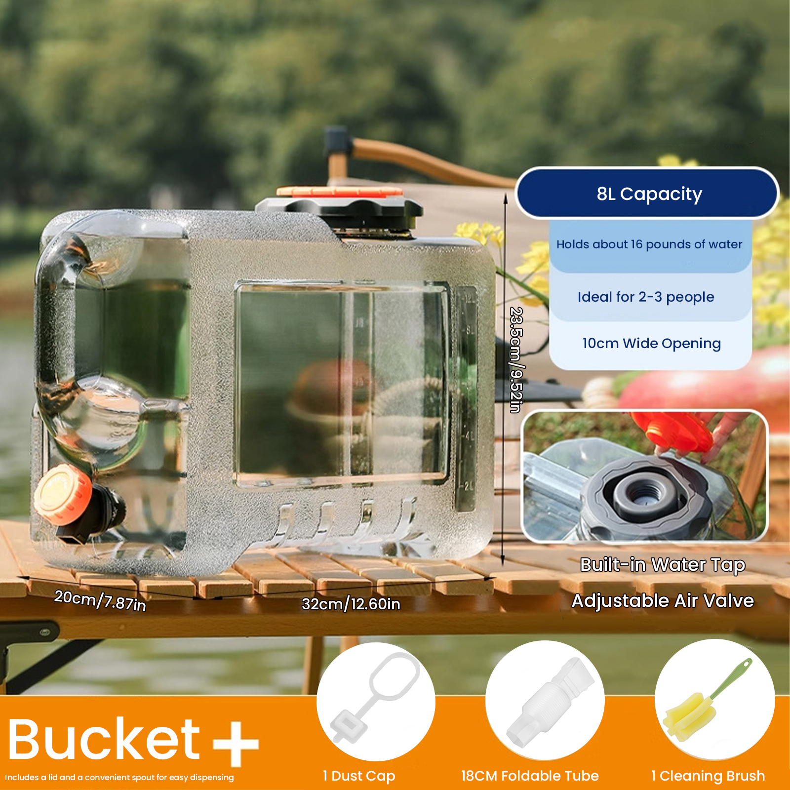 Camping Water Container Water  - Food Storage Emergency ulasan dan harga
