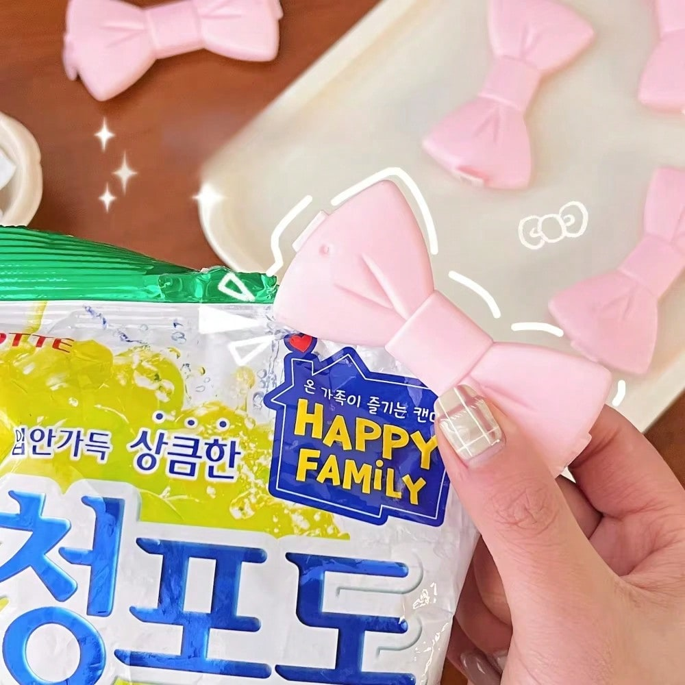5PCS Kawaii Food Sealing Clip  - Food Storage Reusable Bags ulasan dan harga